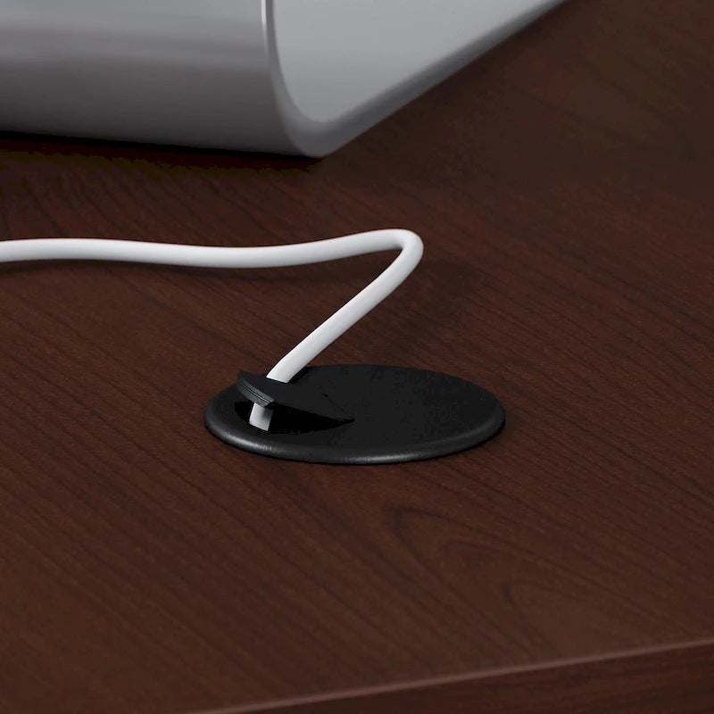 72W Desk with Hutch and Drawers