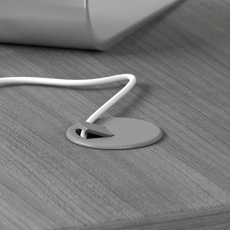 72W Desk with Hutch and Drawers