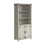 Tall 5 Shelf Bookcase with Doors