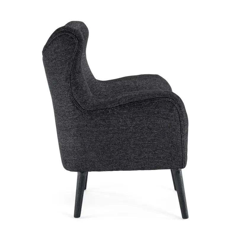 Fauteuil club à dossier haut