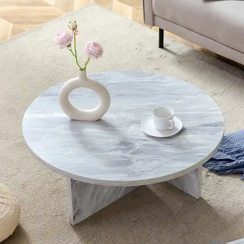 Versatile MDF Round Coffee Table