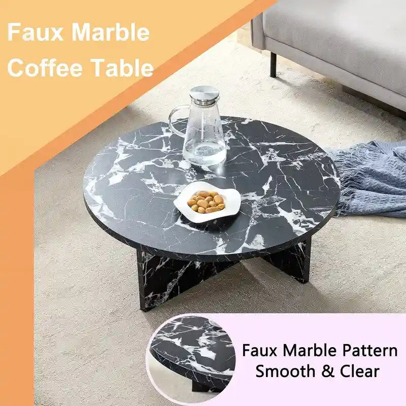 Versatile MDF Round Coffee Table
