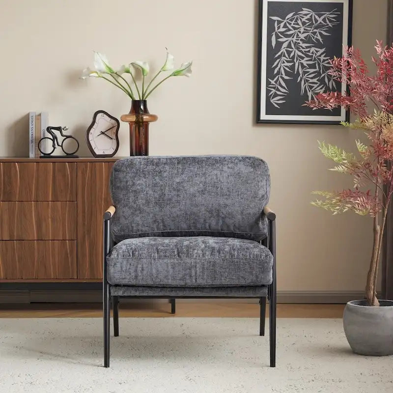 27.56 Modern Accent Chair with Plush Cushions