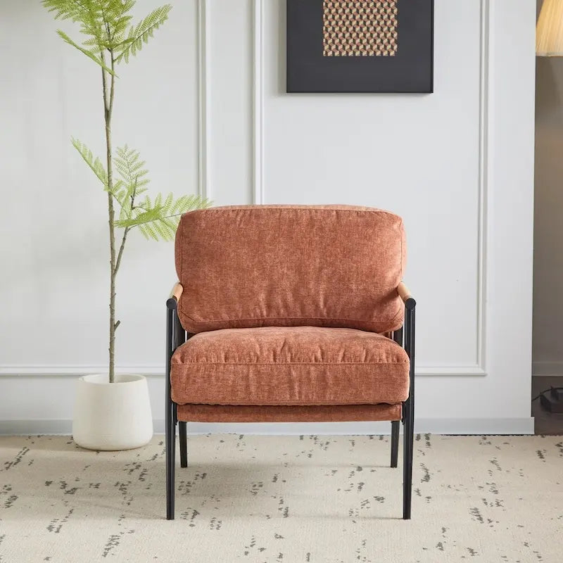 27.56 Modern Accent Chair with Plush Cushions