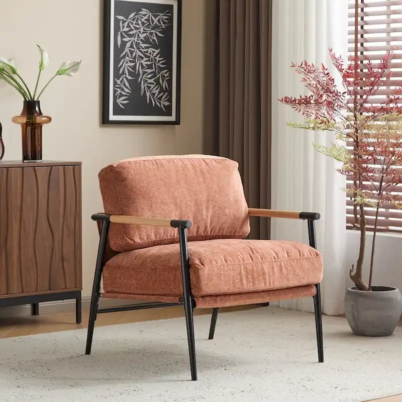 27.56 Modern Accent Chair with Plush Cushions
