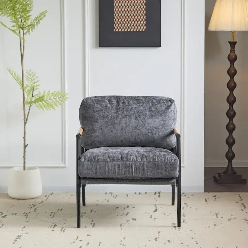 27.56 Modern Accent Chair with Plush Cushions