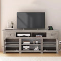 Farmhouse TV Stand W/ Storage Drawer for TVs Up to 80 - 73 inches