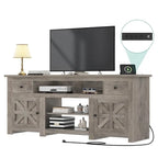 Farmhouse TV Stand W/ Storage Drawer for TVs Up to 80 - 73 inches