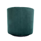 Velvet Upholstery Swivel Accent Club Chair