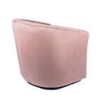 Velvet Upholstery Swivel Accent Club Chair