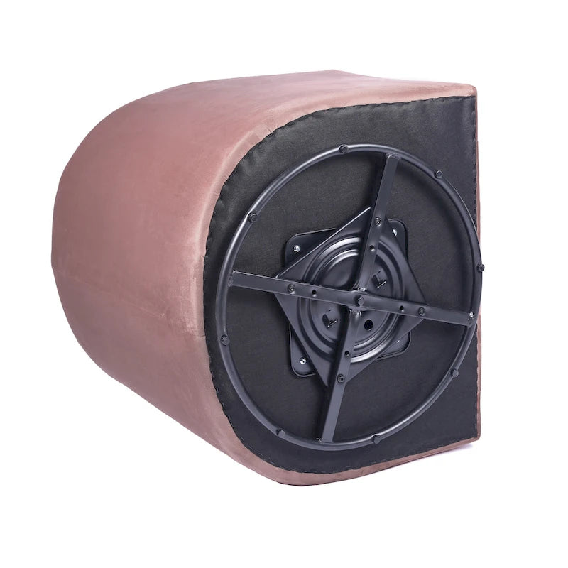 Velvet Upholstery Swivel Accent Club Chair