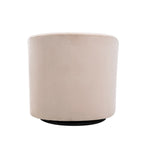 Velvet Upholstery Swivel Accent Club Chair