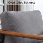Fauteuil simple et confortable rembourré pour salon
