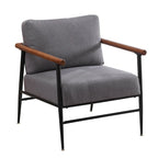 Fauteuil simple et confortable rembourré pour salon