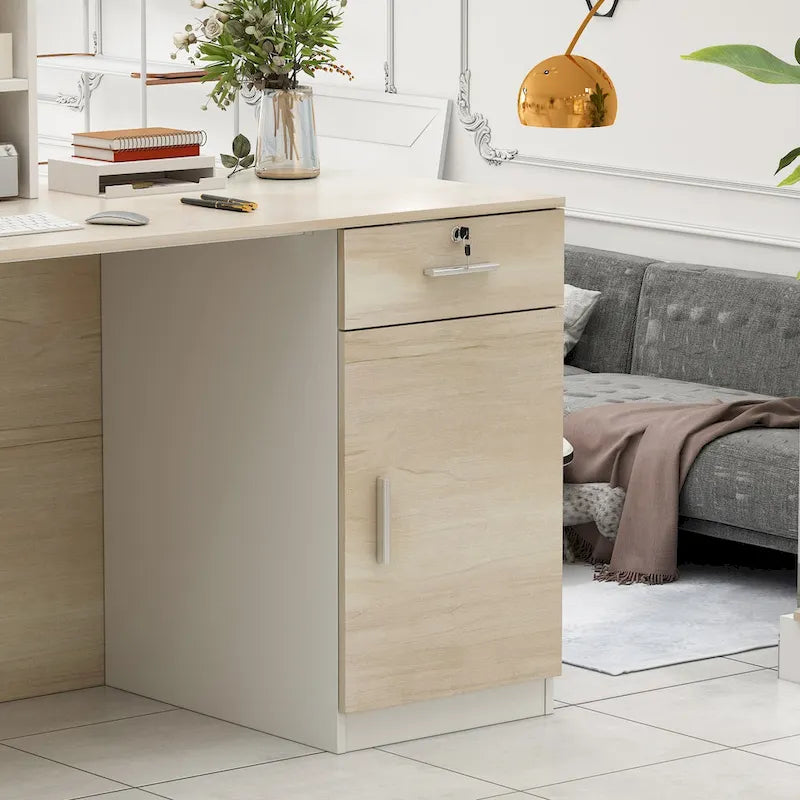 Peninsula Wood Reception Desk Working Desk Secretary Desk