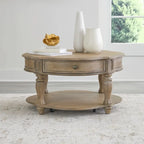 Table basse ronde Weathered Bisque