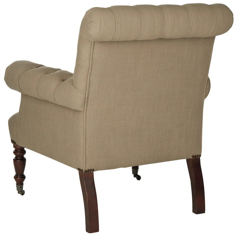 True Taupe Club Chair - 32.7 x 33.9 x 35.4 - 33Wx34Dx35H