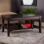 Coffee Table, Cappuccino - 37W x 21D x 18H