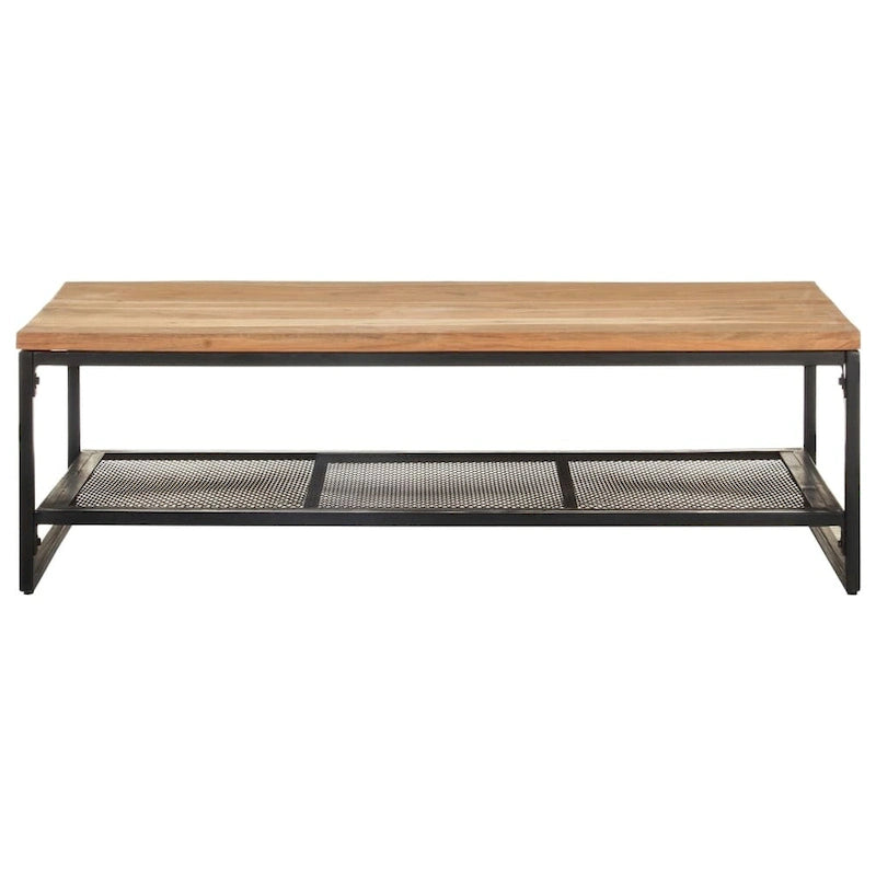 Coffee Table 43.3x23.6x13.8 Solid Acacia Wood - 43.3 x 23.6 x 13.8