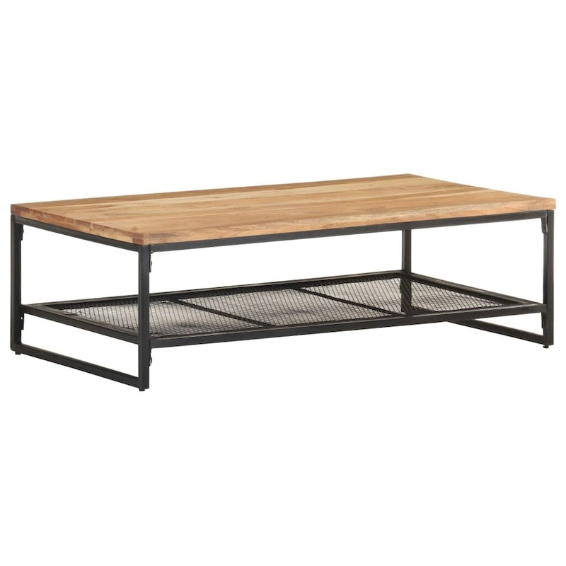 Coffee Table 43.3x23.6x13.8 Solid Acacia Wood - 43.3 x 23.6 x 13.8