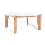 Marble Top Round Coffee Table - 40 In. W x 40 In. D x 16 In. H - 40W x 40D x 16H