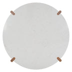 Marble Top Round Coffee Table - 40 In. W x 40 In. D x 16 In. H - 40W x 40D x 16H