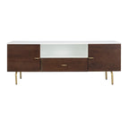 Meuble TV multimédia - 54 L x 15,7 P x 19,7 H - 54Lx16Px20H
