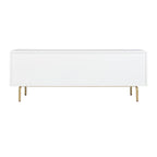 Meuble TV multimédia - 54 L x 15,7 P x 19,7 H - 54Lx16Px20H