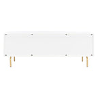 Meuble TV multimédia - 54 L x 15,7 P x 19,7 H - 54Lx16Px20H