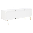 Meuble TV multimédia - 54 L x 15,7 P x 19,7 H - 54Lx16Px20H