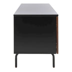 Meuble TV multimédia - 54 L x 15,7 P x 19,7 H - 54Lx16Px20H