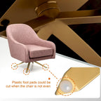 Fauteuil Club Pivotant en Cuir PU, Fauteuil de Salon, Fauteuil d'Appoint Rembourré