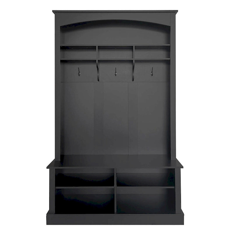 Hall Tree with Bench and Shoe Storage