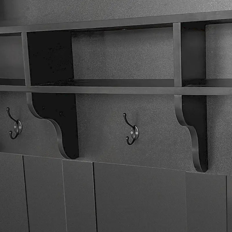 Hall Tree with Bench and Shoe Storage