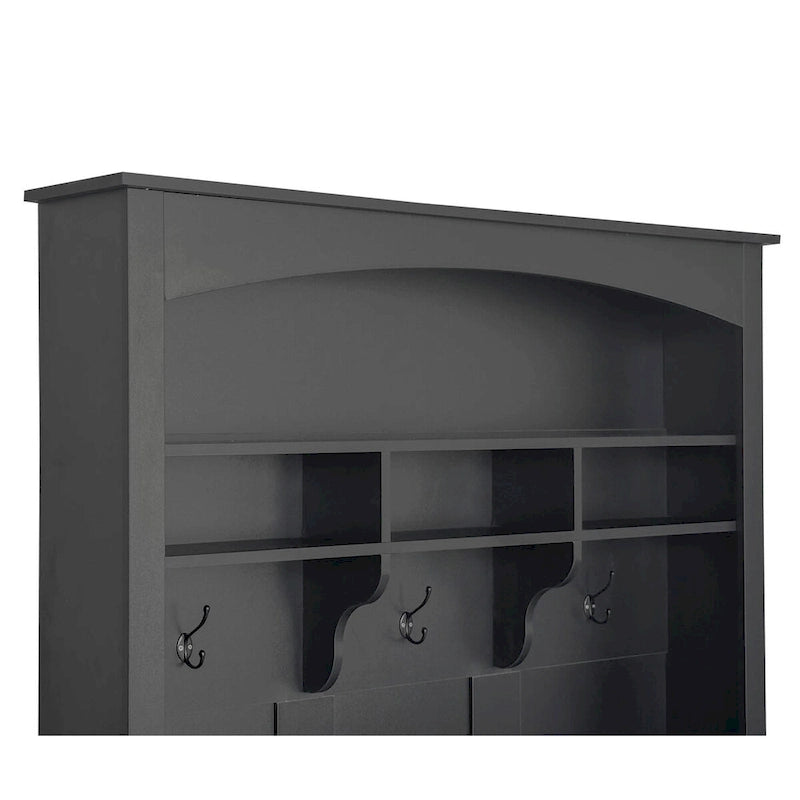 Hall Tree with Bench and Shoe Storage