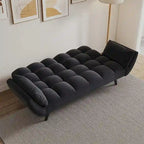 57 Futon Sofa Bed, Convertible Folding Futon Couch Recliner Lounge For Living Room