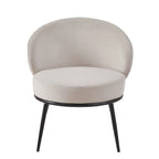 Mid Century Velvet Upholstered Living Room Accent Chair