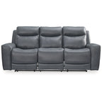 Steel Power Reclining Sofa - 89W x 42D x 43H