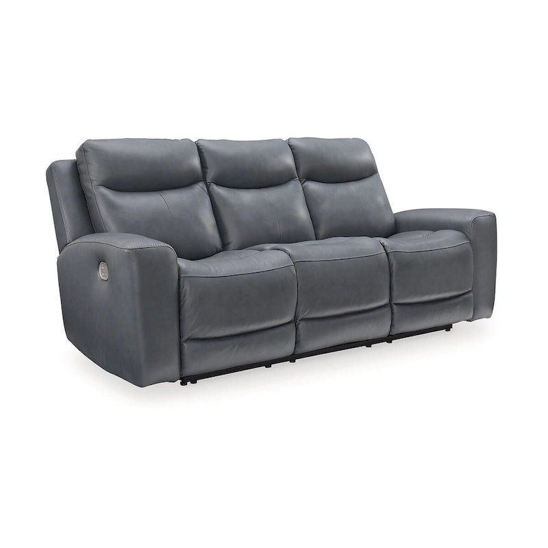 Steel Power Reclining Sofa - 89W x 42D x 43H