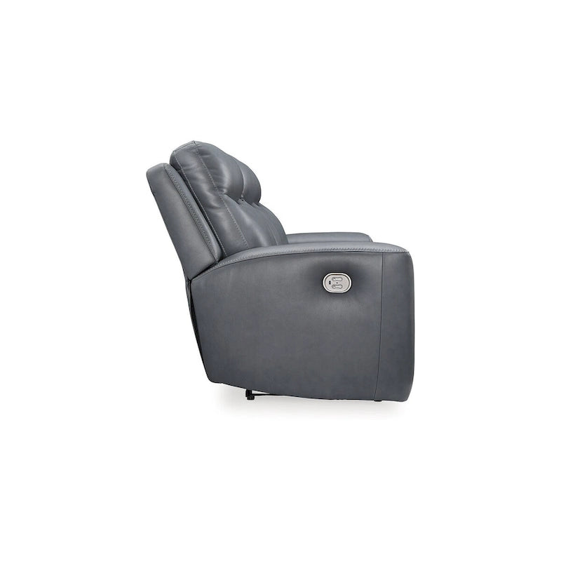 Steel Power Reclining Sofa - 89W x 42D x 43H