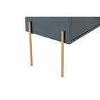 Green Cupboard Console Table with Storage, Sideboard Buffet Table for Living Room & Kitchen - 48.4 inch