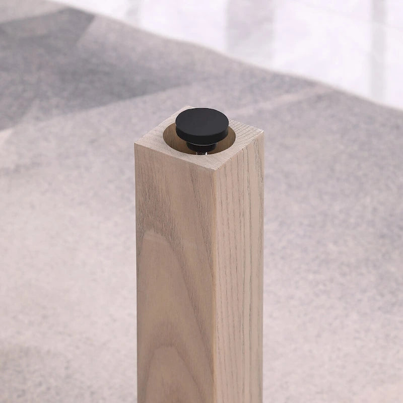 GreyWash Ash 7ft Billiard Slate Pool Table with Dining Top