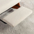 Fauteuil à bascule inclinable moderne, fauteuil à bascule confortable pour chambre de bébé avec repose-pieds, fauteuil de lecture d'appoint, fauteuil de salon rembourré