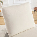 Fauteuil à bascule inclinable moderne, fauteuil à bascule confortable pour chambre de bébé avec repose-pieds, fauteuil de lecture d'appoint, fauteuil de salon rembourré