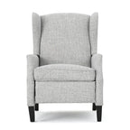 Fauteuils inclinables en tissu traditionnel avec bord clouté par