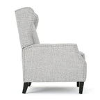 Fauteuils inclinables en tissu traditionnel avec bord clouté par