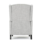 Fauteuils inclinables en tissu traditionnel avec bord clouté par