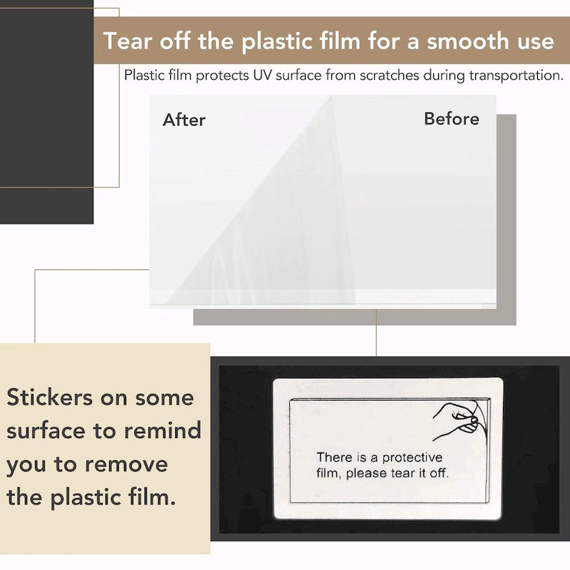 High Gloss Coffee Table: 4 Golden Legs, 2 Drawers, 2-Tier Square Design