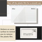 High Gloss Coffee Table: 4 Golden Legs, 2 Drawers, 2-Tier Square Design