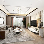 Black&White color scheme TV Cabinet,Entertainment center with 2Drawers - 78.7W